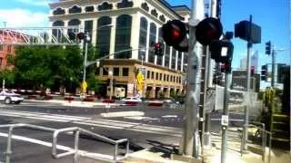 Sacramento Southern Railroad Old Excursion Train In Old Sacramento Capitol Mall Railroad Crossing