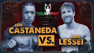 Luke Lessei VS Luis Castaneda | Triumphant 15 Muay Thai World Title