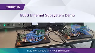 800G Ethernet Subsystem Linkup, FEC Stats and Performance Demo | Synopsys