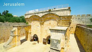 JERUSALEM, Exclusive Video. The GOLDEN GATE From The INNER SIDE of the OID CITY