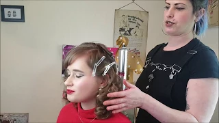 50's VINTAGE SOFT WAVES, set & style tutorial on the lovely Judy Sturman