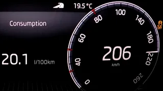 Skoda Kodiaq 1.5 TSI DSG acceleration: 0-60 mph 0-100 km/h 0-100 mi/h top max speed GPS 2022 2023