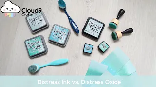 Distress Ink vs. Distress Oxide: Storage, Paper, Blending Tools & MORE!