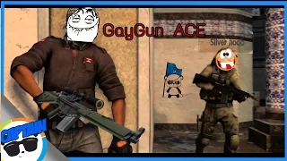 Gaygun ace clutch | SILVER noob | CSGO | CaptainLoading