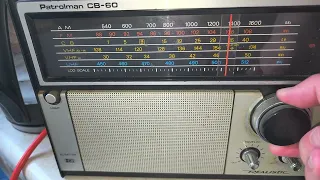 Vintage Realistic Patrolman CB-60 little cousin of the SW-60 on the CB channels skip