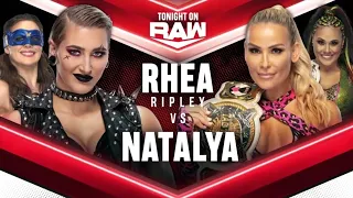 Rhea Ripley Vs Natalya - WWE Raw 13/09/2021 (En Español)