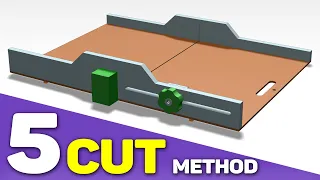 5 Cut Method to check the Accuracy of a Crosscut Sled