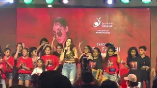 Nora fatehi live performance at Dalma mall Abudhabi