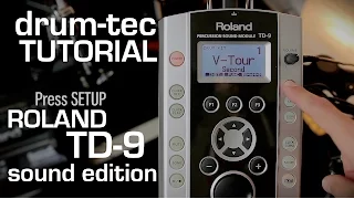 Roland TD-9 tutorial: How to load the drum-tec Special Acoustic sound edition