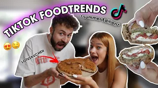 Wir testen die VIRALSTEN TIKTOK FOODTRENDS 😍 *summer Edition* | stineundmarc