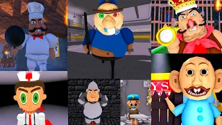 Roblox 4 SPEEDRUN ESCAPE OBBY, Baby Bobby Daycare Barry, KING'S CASTLE, SCARY DOLL CURSE