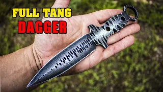 A ADAGA MAIS INCRIVEL. FULL TANG DAGGER INDESTRUTIVEL..