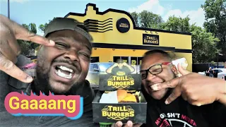 Trill Burgers Food Review-Mukbang