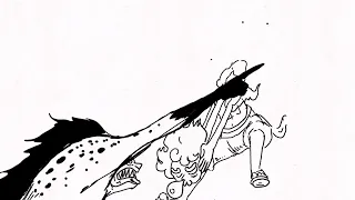 One piece manga chapter  1069 Luffy vs Lucci