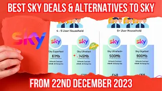 REVIEW OF SKY BROADBAND DEALS &  ALTERNATIVES AVAILABLE FROM 22ND DECEMBER 2023