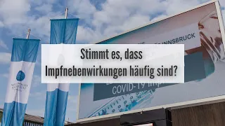 Stimmt es, dass Impfnebenwirkungen häufig sind?