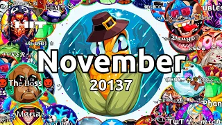 BEST AGARIO GAMEPLAYS & MOMENTS OF NOVEMBER 2022 ( Agar.io Solo & Team Compilation )
