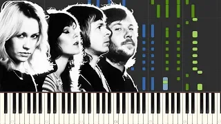 Money, Money, Money - ABBA [Piano Tutorial] (Synthesia)