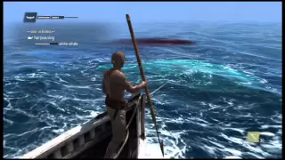 Assassins Creed 4 Black Flag: Hunting and Harpooning RARE White Whale