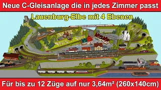 Märklin Modellbahnanlage: Für bis zu 12 Züge und passt in jedes Zimmer