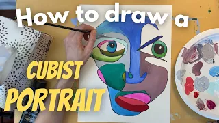 Picasso Faces | Cubist art lesson for kids, teens, and teachers