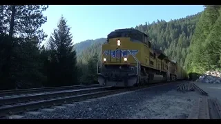 Feather River Canyon Route & the Keddie Wye- Freight Trains on the UP's Canyon Subdivision