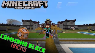 How to use command block in Minecraft pe / bedrock [Top 7 commands] (New video link in description)