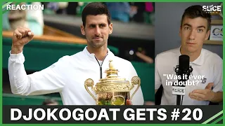 REACTION: Djokovic Wins 6th Wimbledon | THE SLICE