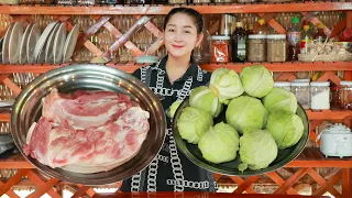 Try Easy and Yummy Tiny Cabbage stuffed pork / Cabbage soup recipe / Delicious cabbage soup