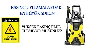 BASINÇLI YIKAMA SİSTEMLERİNDEKİ EN BÜYÜK SORUNLAR (Max Basınç ve Su kabarcığı sorunu)