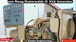 Vem Fimag Finsterwalde Notstromerzeuger | 15kVA 12,5kw 50Hz 21,7A ...