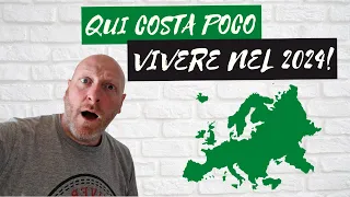 Dove COSTA MENO VIVERE in Europa? (Compreso AFFITTO)