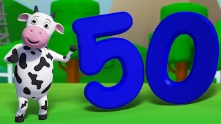 Numbers Song 1 to 50 | Learn Counting Numbers | 3D Nursery Rhymes For Kids by Farmees