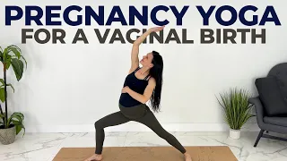 Pregnancy Yoga & Exercises To Prepare For Vaginal Delivery (30-Minute Prenatal Yoga)