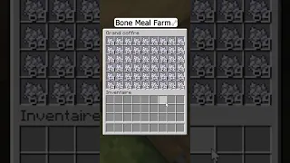 Automatic Bone Meal Farm in Minecraft 🔥 #shorts