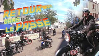 Retour dans le passé ! COURSE FOLLE DE MOTOS ANCIENNES EN PLEINE VILLE - Le VINTAGE a la COTE 😏