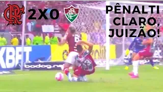 Pênalti claro não marcado para o Flamengo contra Fluminense - Brasileirão 2019