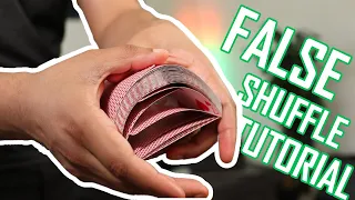 A SIMPLE False Riffle Shuffle to CHEAT AT CARDS!