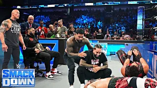 Roman Reigns And Jey Uso, Jimmy Uso Attack Solo Sikoa And Tama Tonga ? On SmackDown 2024 Highlights