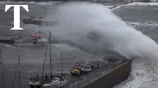 Storm Babet crashes into Scotland