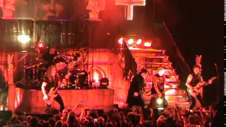 king diamond perform with kerry king of slayer - mayhem fest, mansfield ,ma july 25 2015