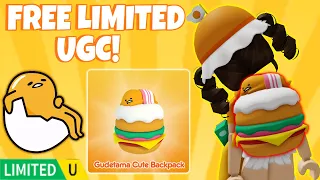 How to Get Gudetama LIMITED Cute Backpack UGC! | Roblox My Hello Kitty Cafe | Riivv3r