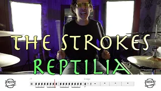 The Strokes - Reptilia | Drum Cover and Score | Hugo Zerecero