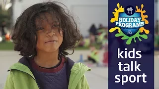 Kids Talk Sport: What's your favourite sport?