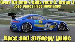 Gran Turismo 7 daily race C race and strategy guide...Group 3...Autodromo Interlagos