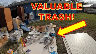 I BOUGHT TRASH AT A GARAGE SALE TO RESELL!