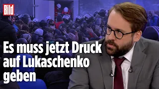 Flüchtlinge: „Lasst die Polen an der Grenze nicht im Stich“ | Ronzheimer in Viertel nach Acht