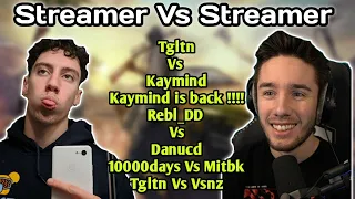 Pubg Streamer vs Streamer | Tgltn, Chocotaco, Danucd, Kaymind, Rebl_dd Tgltn vs kaymind