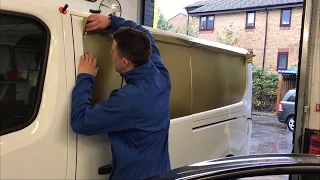 How to: Van panel infill with vinyl - Vehicle Wrap - Sign-Maker.co - Sign maker in Watford