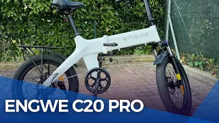 LA BICI ELETTRICA PIEGHEVOLE CON BATTERIA INFINITA - ENGWE C20 PRO